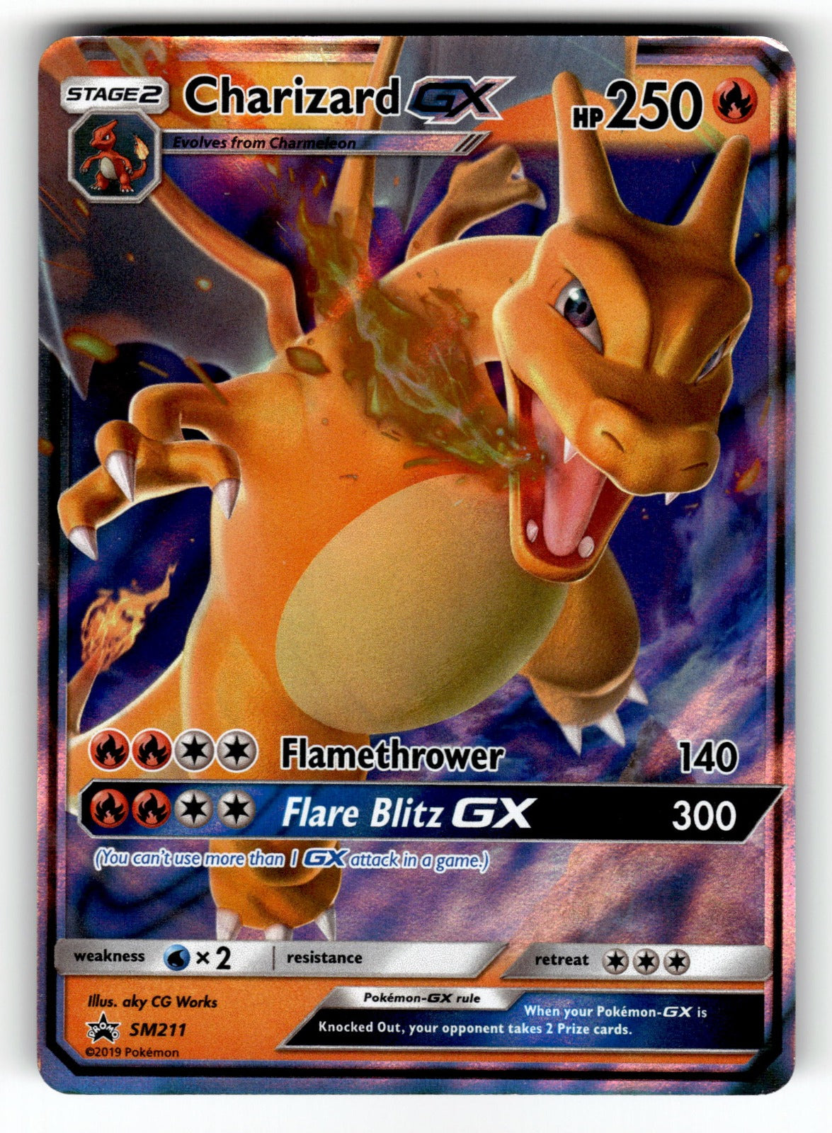 Charizard GX – SM211 SMP: SM Promos Promo Holo NM