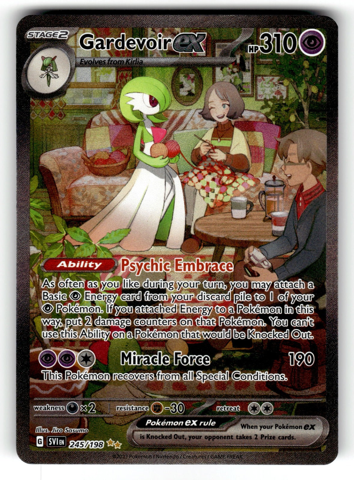 Gardevoir ex – 245/198 SVI: SV01: Scarlet & Violet Base Set Special Illustration Rare Holo NM