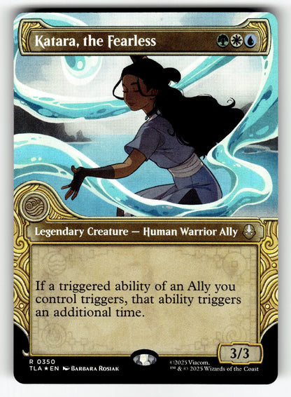 Katara, the Fearless (Showcase) – 350 TLA: Avatar: The Last Airbender R Foil NM
