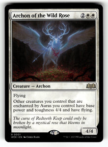 Archon of the Wild Rose – 1 WOE: Wilds of Eldraine R NM