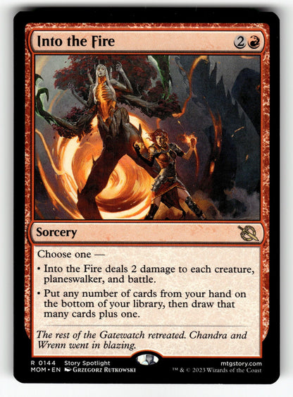 Into the Fire – 144 MOM: March of the Machine R NM