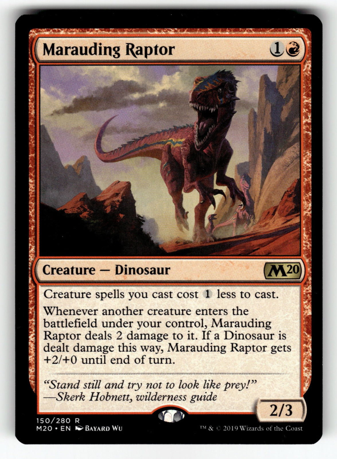 Marauding Raptor – 150 M20: Core Set 2020 R NM