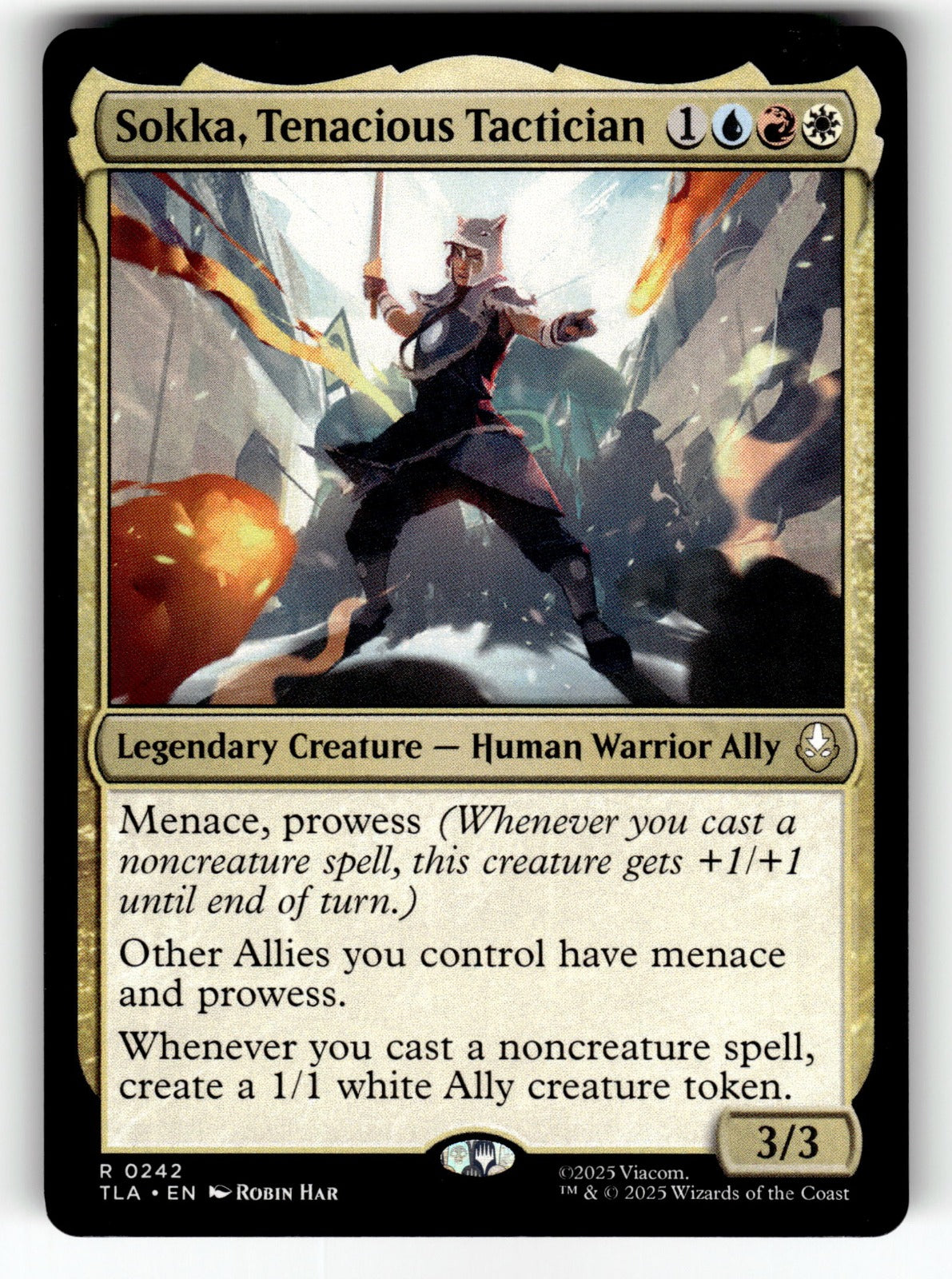 Sokka, Tenacious Tactician – 242 TLA: Avatar: The Last Airbender R NM