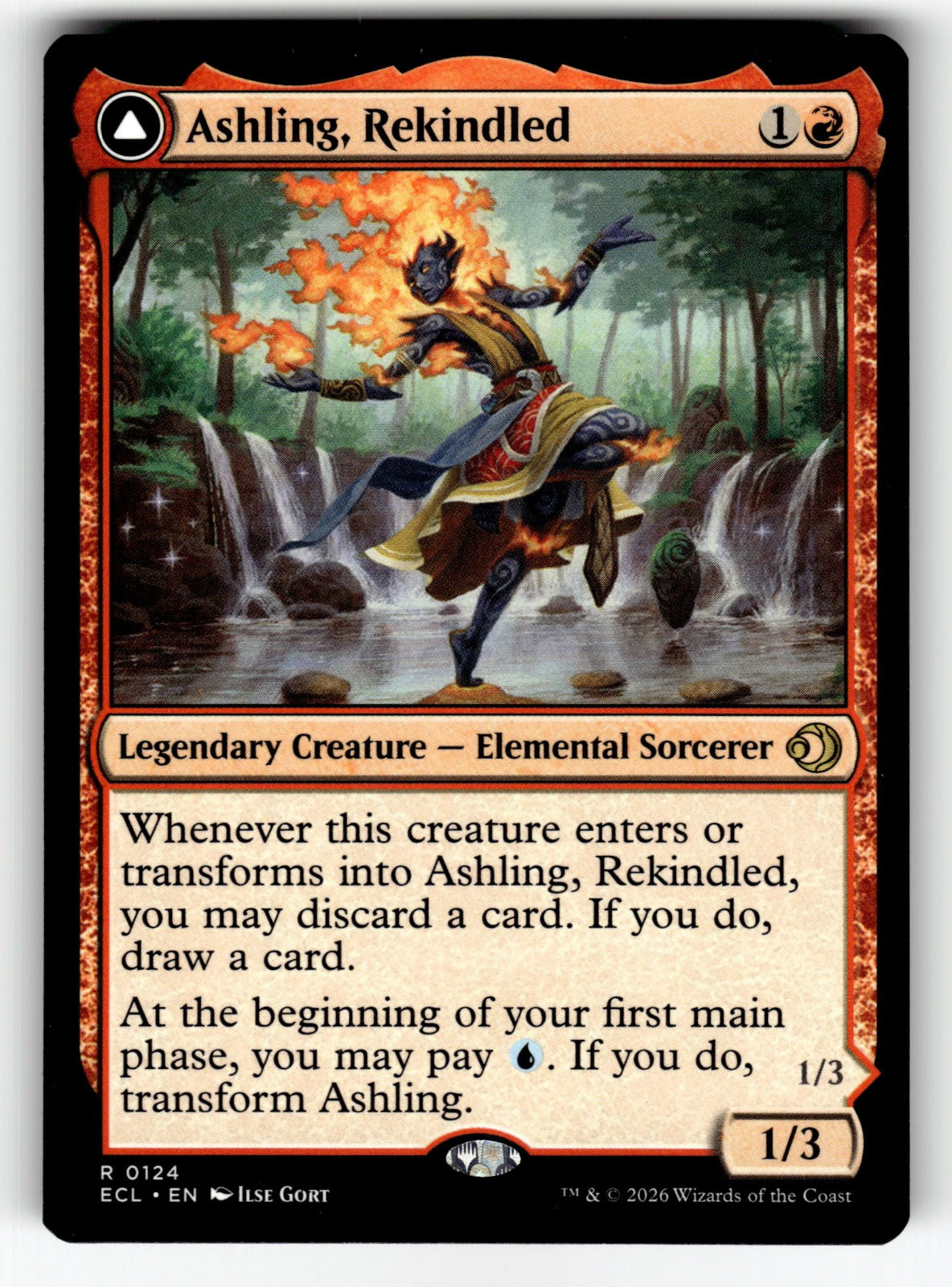 Ashling, Rekindled – 124 ECL: Lorwyn Eclipsed R NM