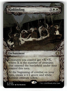 Kinbinding (Showcase) – 299 ECL: Lorwyn Eclipsed R Foil NM