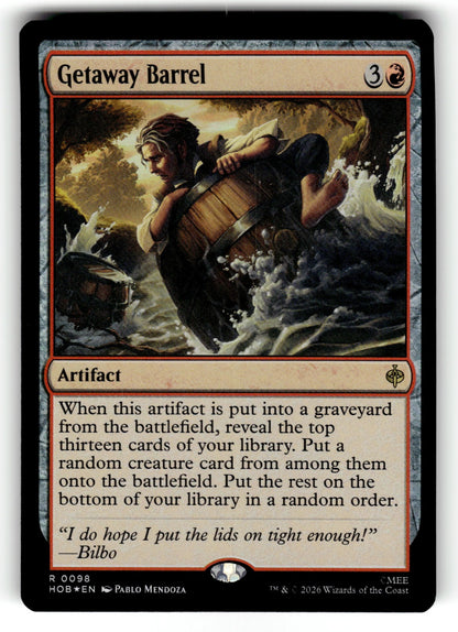 Getaway Barrel – 98 HOB: The Hobbit R Foil NM