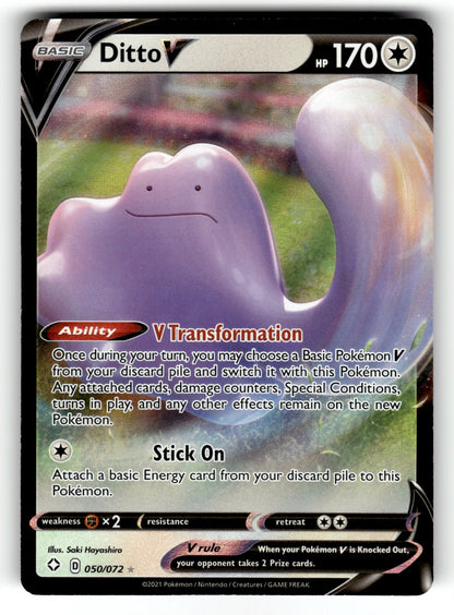 Ditto V - 050/072 SHF: Shining Fates Ultra Rare Holo NM