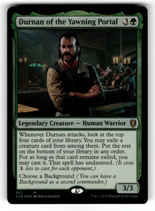 Durnan of the Yawning Portal – 657 CLB: Commander Legends: Battle for Baldur's Gate M Foil NM