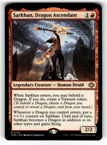 Sarkhan, Dragon Ascendant – 118 TDM: Tarkir: Dragonstorm R NM