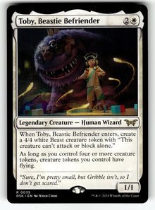 Toby, Beastie Befriender – 35 DSK: Duskmourn: House of Horror R NM