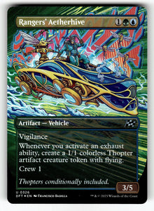 Rangers' Aetherhive (Borderless) – 326 DFT: Aetherdrift U Foil NM