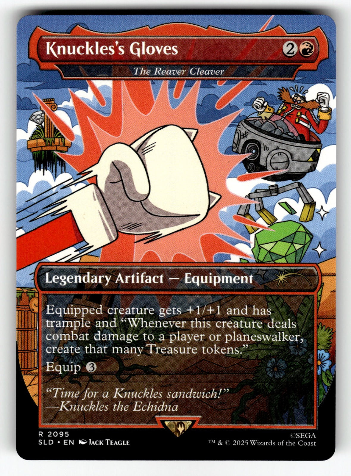 Knuckles's Gloves - The Reaver Cleaver – 2095 SLD: Secret Lair Drop Series R NM