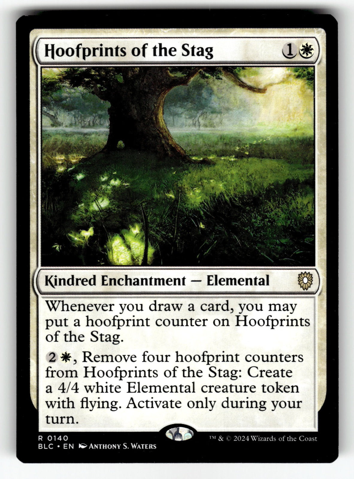 Hoofprints of the Stag – 140 BLC: Commander: Bloomburrow R NM