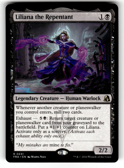 Liliana the Repentant – 231 FRA: Reality Fracture R NM