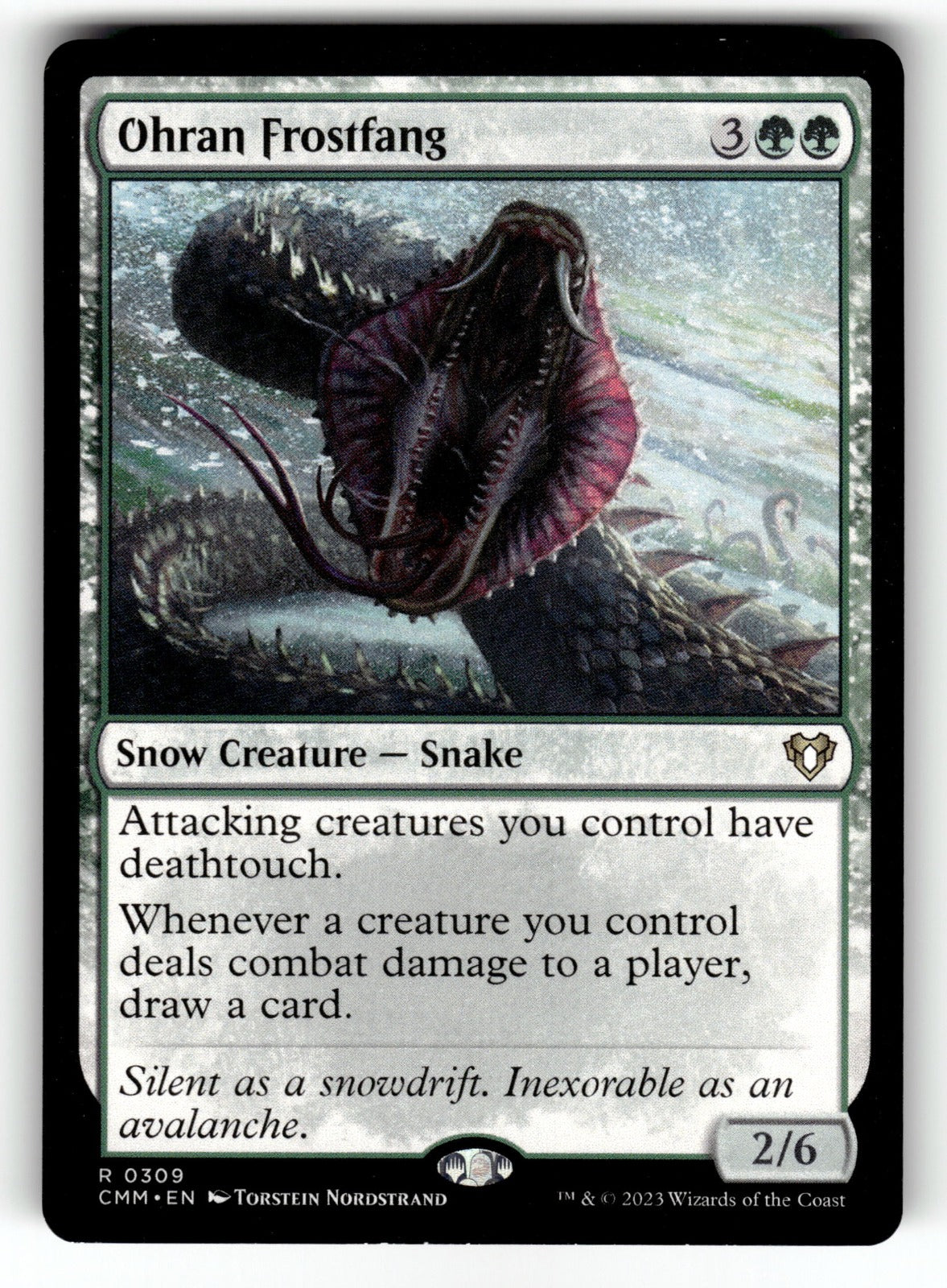 Ohran Frostfang – 309 CMM: Commander Masters R NM