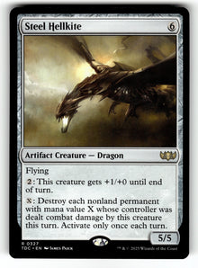 Steel Hellkite – 327 TDC: Commander: Tarkir: Dragonstorm R NM