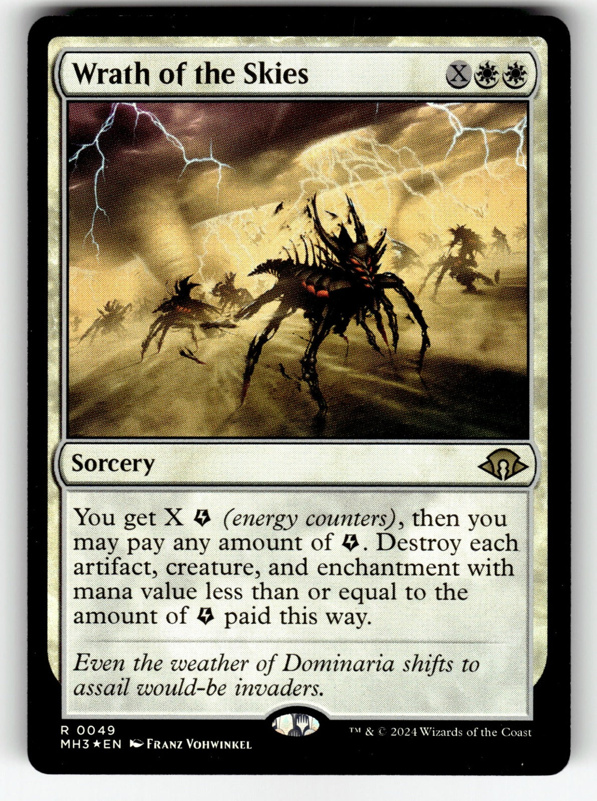 Wrath of the Skies – 49 MH3: Modern Horizons 3 R Foil LP