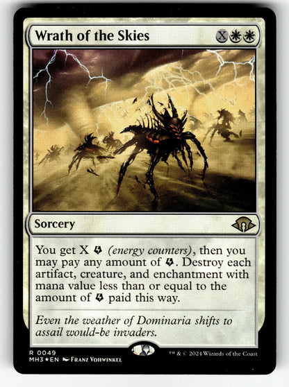 Wrath of the Skies – 49 MH3: Modern Horizons 3 R Foil LP