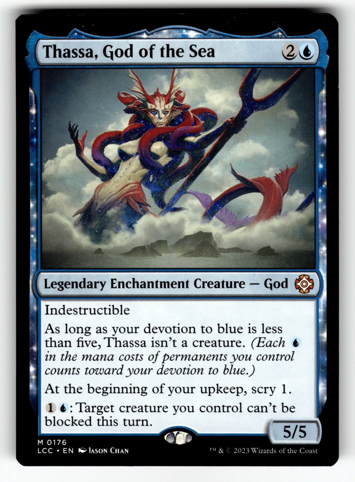Thassa, God of the Sea – 176 LCC: Commander: The Lost Caverns of Ixalan M NM