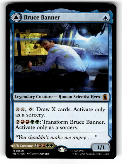 Bruce Banner – 49 MSH: Marvel Super Heroes M NM