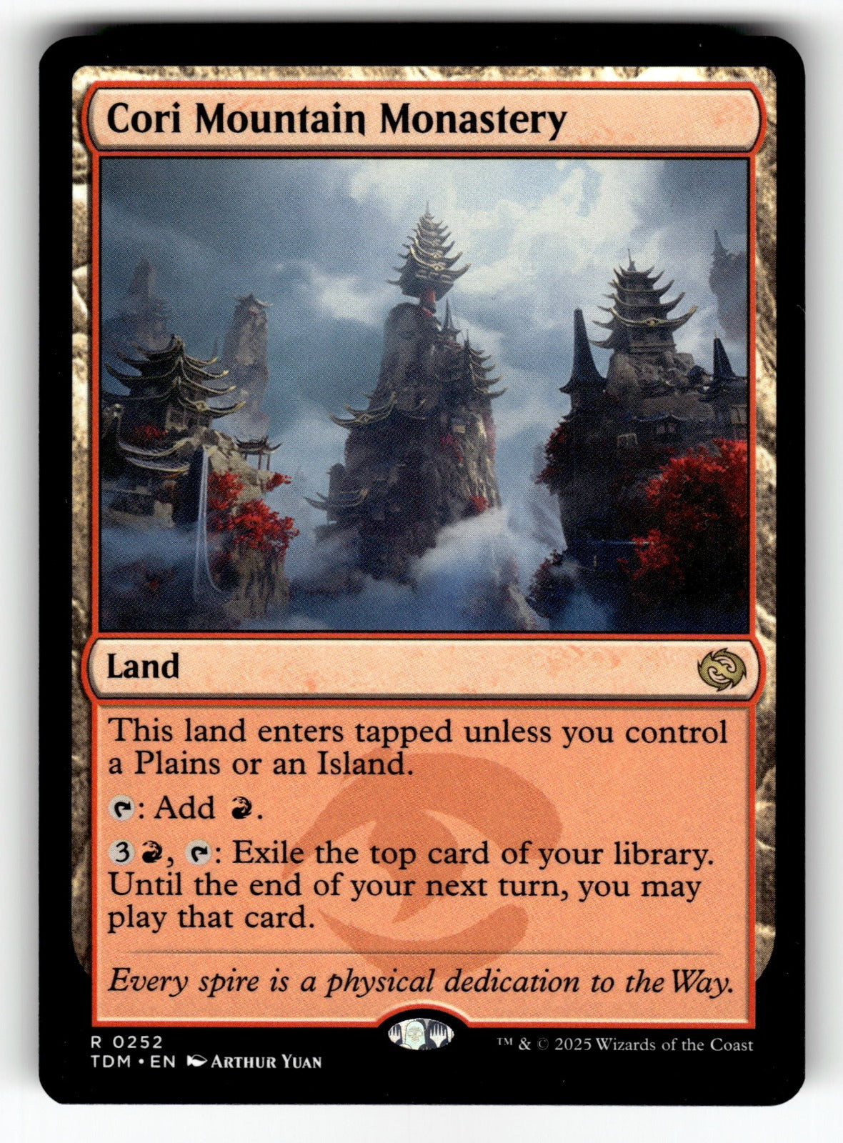 Cori Mountain Monastery – 252 TDM: Tarkir: Dragonstorm R NM