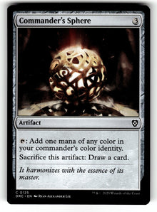 Commander's Sphere – 125 DRC: Commander: Aetherdrift C LP