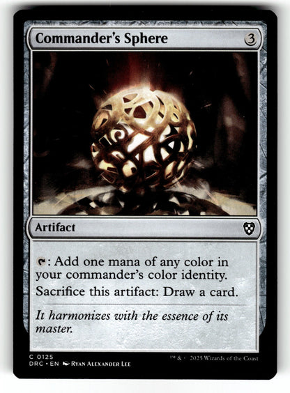 Commander's Sphere – 125 DRC: Commander: Aetherdrift C LP