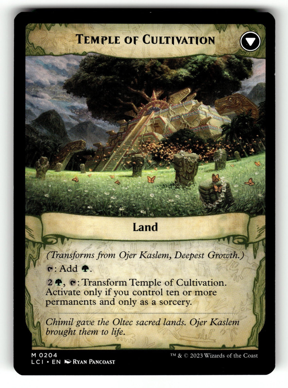 Ojer Kaslem, Deepest Growth – 204 LCI: The Lost Caverns of Ixalan M NM (Back)