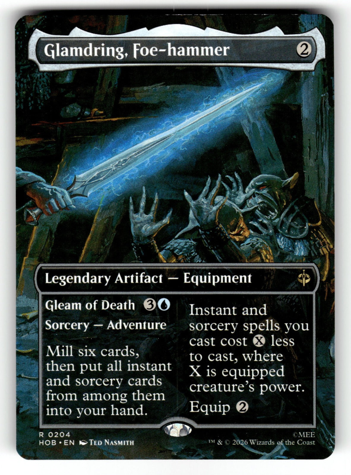 Glamdring, Foe-hammer (Borderless) – 204 HOB: The Hobbit R NM