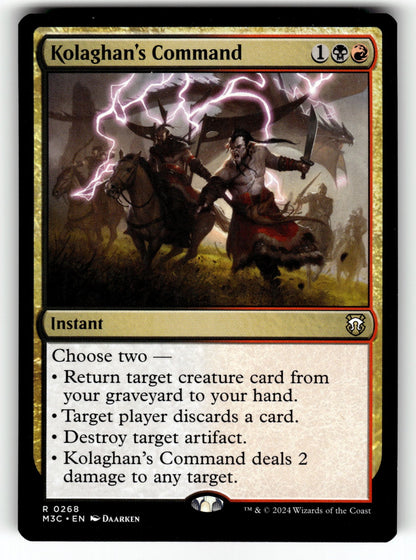 Kolaghan's Command – 268 M3C: Commander: Modern Horizons 3 R NM