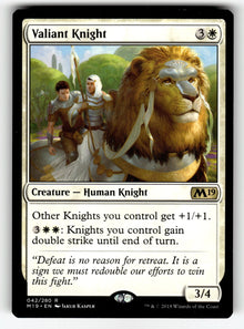 Valiant Knight – 42 M19: Core Set 2019 R NM