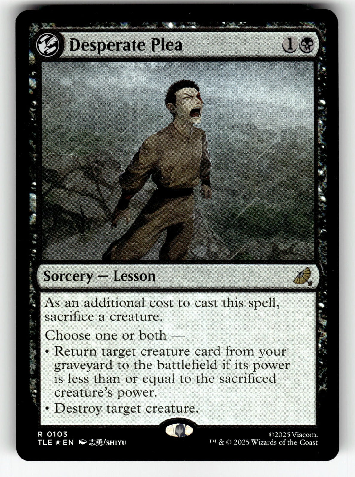 Desperate Plea – 103 TLE: Avatar: The Last Airbender: Eternal-Legal R Foil NM