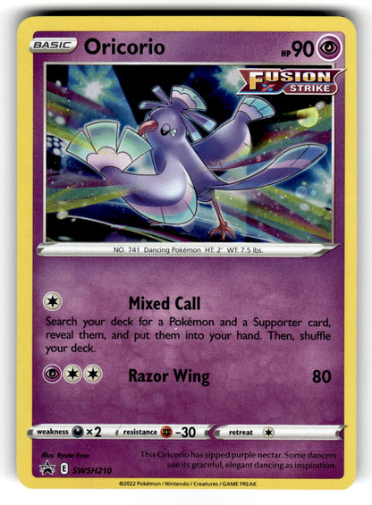 Oricorio – SWSH210 SWSD: SWSH: Sword & Shield Promo Cards Promo Holo LP