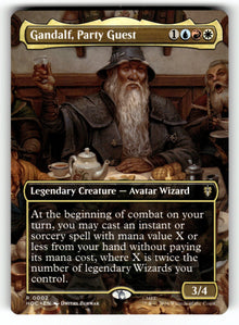 Gandalf, Party Guest (Borderless) – 2 HOC: The Hobbit: Eternal-Legal R NM
