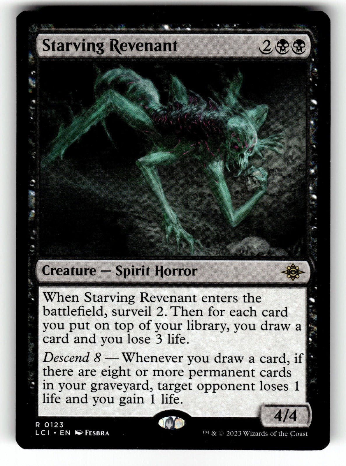 Starving Revenant – 123 LCI: The Lost Caverns of Ixalan R LP