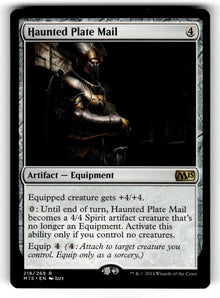 Haunted Plate Mail – 218 M15: Magic 2015 (M15) R NM