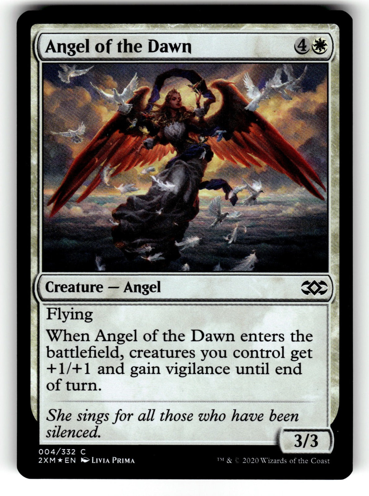 Angel of the Dawn – 4 2XM: Double Masters C Foil NM