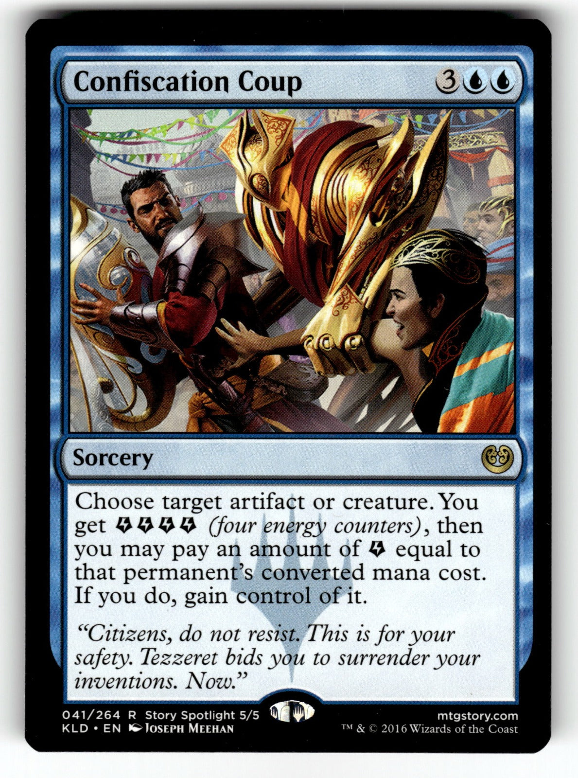 Confiscation Coup – 41 KLD: Kaladesh R NM