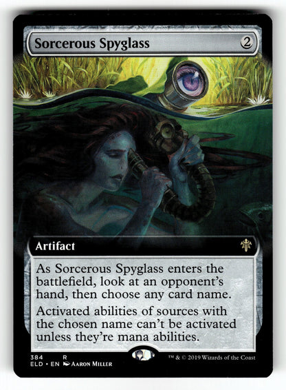 Sorcerous Spyglass (Extended Art) – 384 ELD: Throne of Eldraine R LP