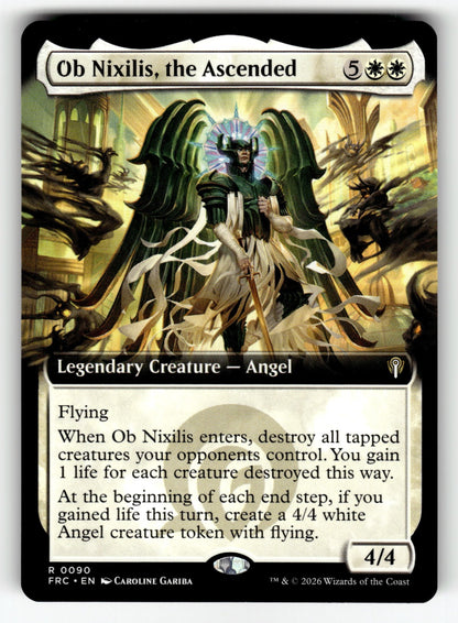Ob Nixilis, the Ascended (Extended Art) – 90 FRC: Commander: Reality Fracture R NM