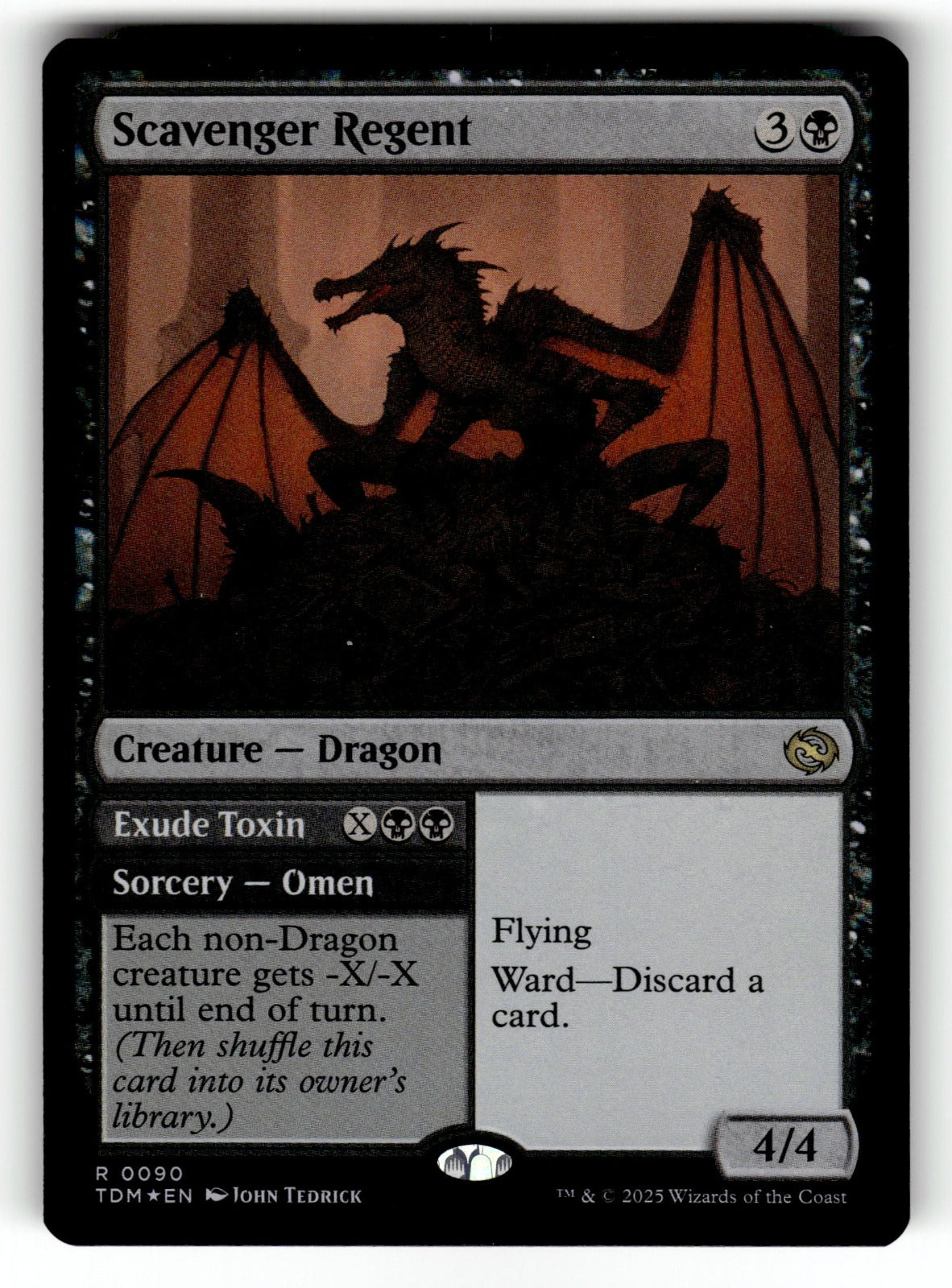 Scavenger Regent – 90 TDM: Tarkir: Dragonstorm R Foil LP