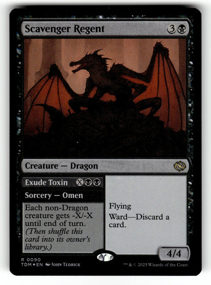 Scavenger Regent – 90 TDM: Tarkir: Dragonstorm R Foil LP