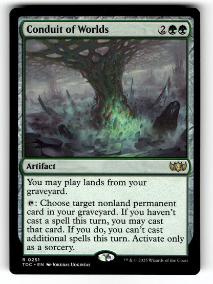 Conduit of Worlds – 251 TDC: Commander: Tarkir: Dragonstorm R NM