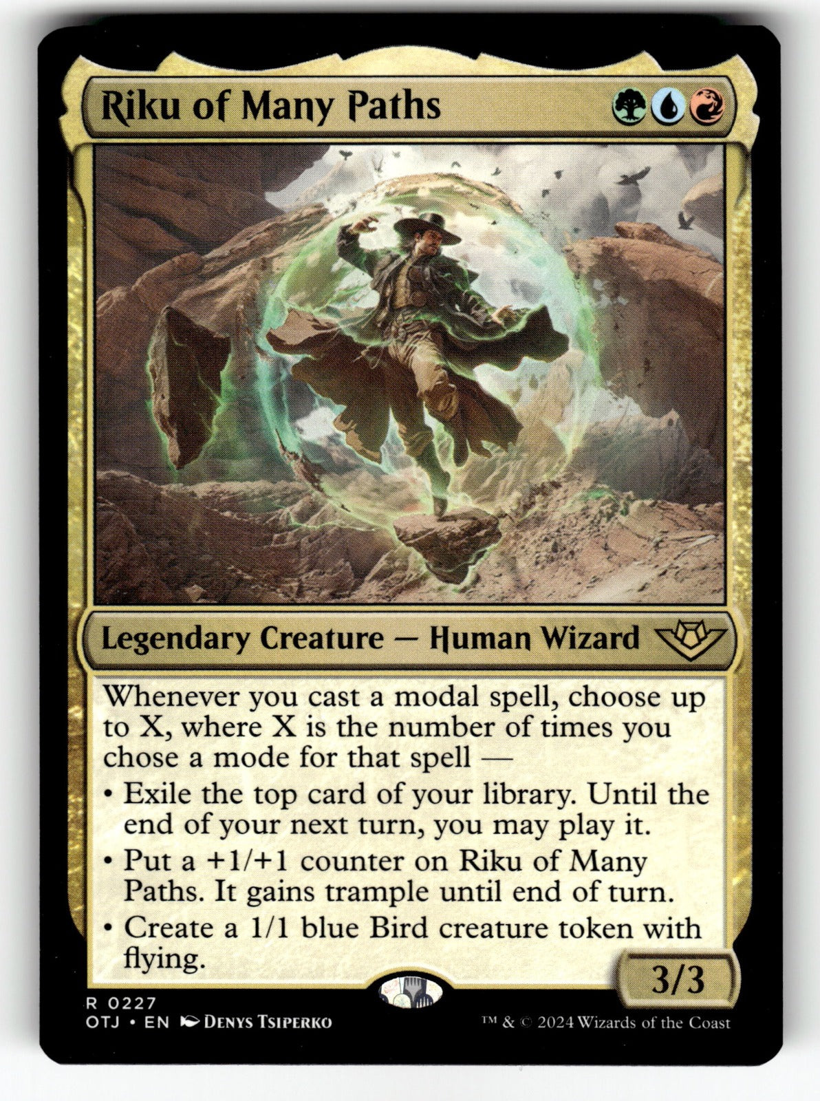 Riku of Many Paths – 227 OTJ: Outlaws of Thunder Junction R NM