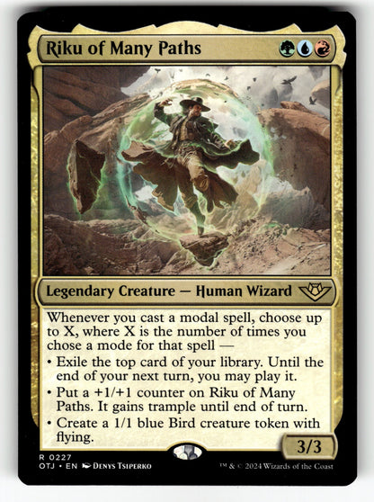 Riku of Many Paths – 227 OTJ: Outlaws of Thunder Junction R NM
