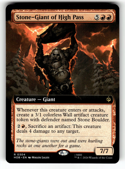 Stone-Giant of High Pass (Extended Art) – 304 HOB: The Hobbit R LP