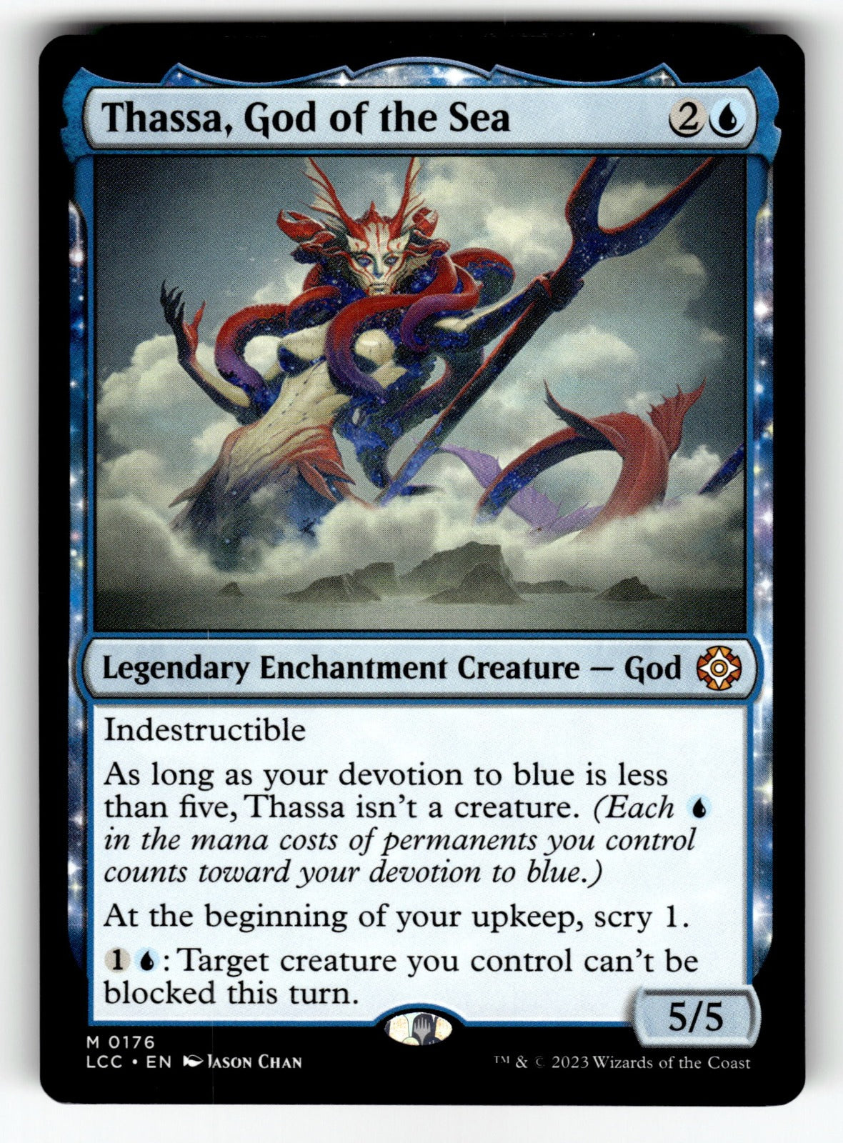 Thassa, God of the Sea – 176 LCC: Commander: The Lost Caverns of Ixalan M NM