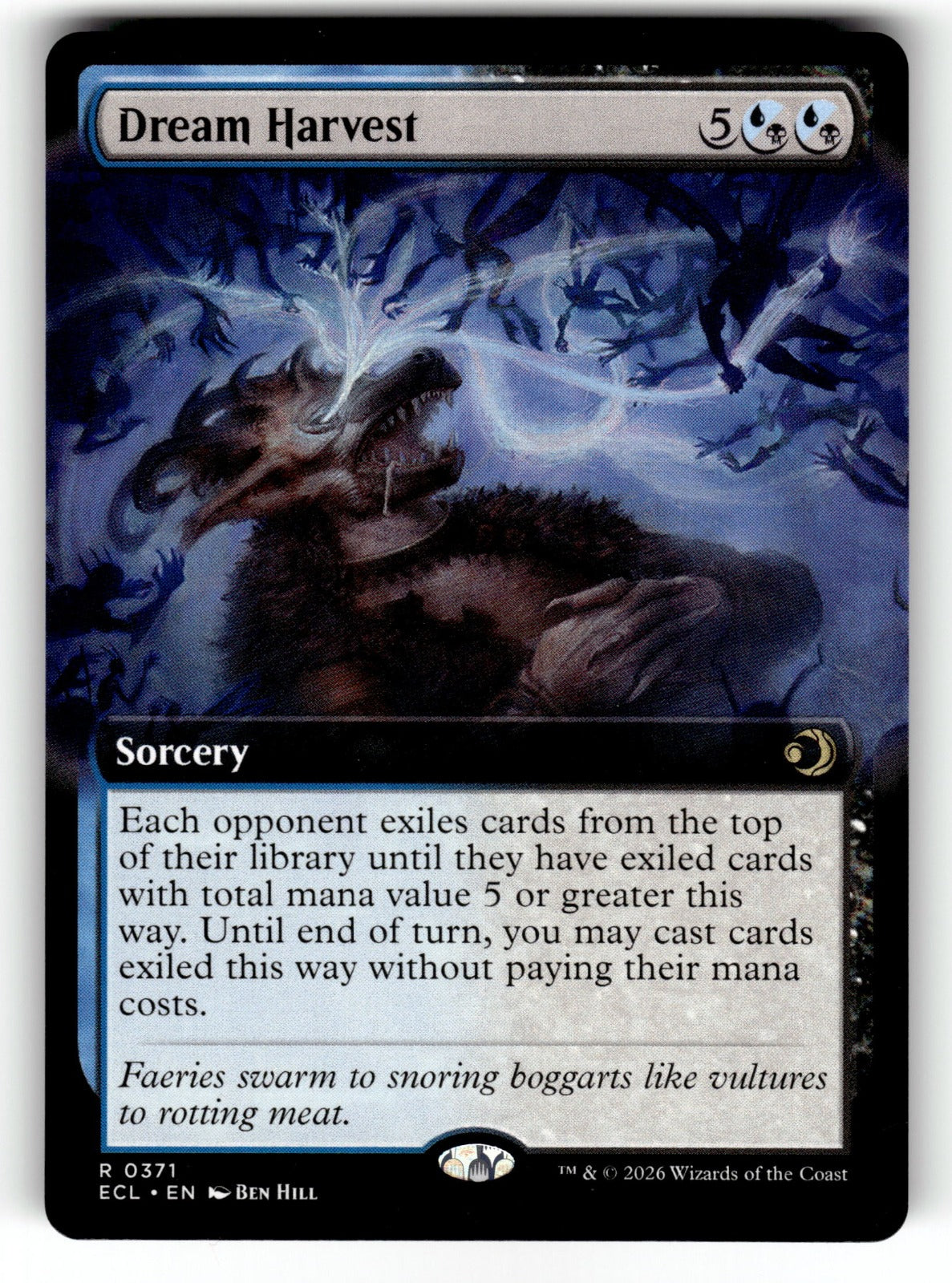 Dream Harvest (Extended Art) – 371 ECL: Lorwyn Eclipsed R NM