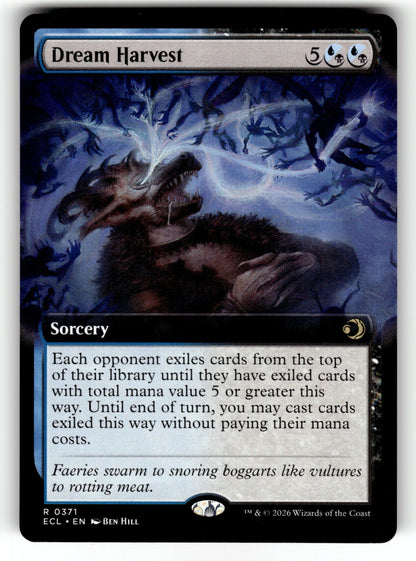 Dream Harvest (Extended Art) – 371 ECL: Lorwyn Eclipsed R NM
