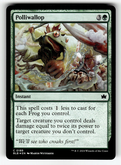 Polliwallop – 189 BLB: Bloomburrow C Foil NM